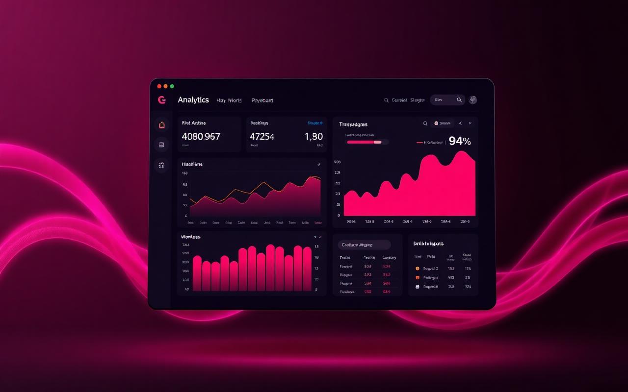 Mockup do projeto PulseMetrics